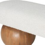 Bowie Boucle Fabric Upholstered Bench