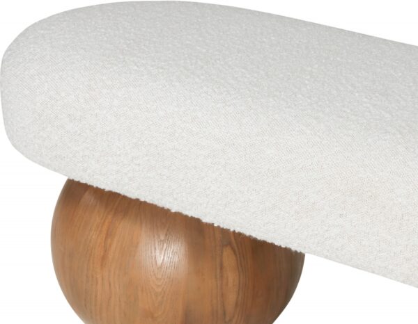 Bowie Boucle Fabric Upholstered Bench