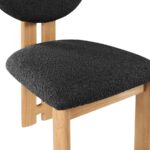 Napa Boucle Fabric Upholstered Dining Chair