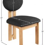 Napa Boucle Fabric Upholstered Dining Chair