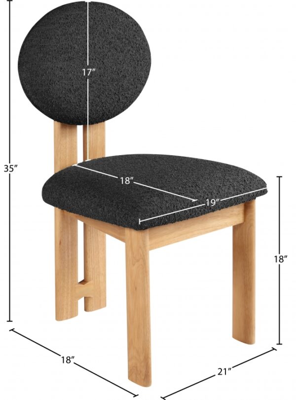 Napa Boucle Fabric Upholstered Dining Chair