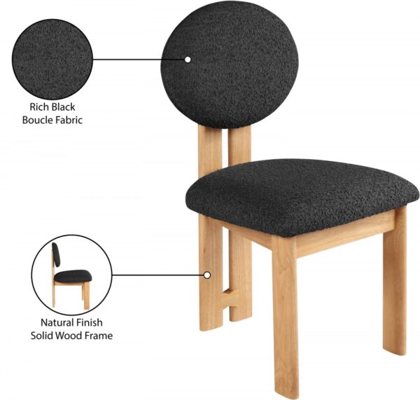 Napa Boucle Fabric Upholstered Dining Chair