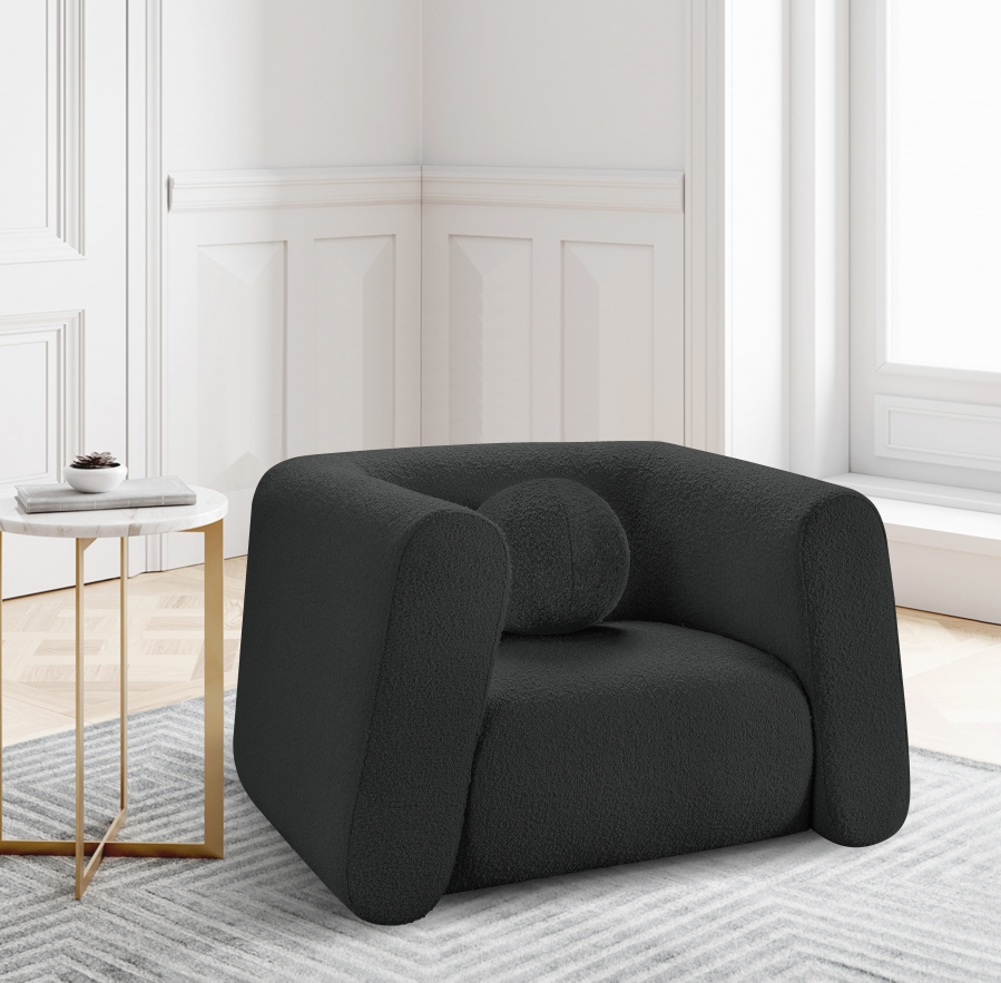 Abbington Boucle Fabric Upholstered Chair