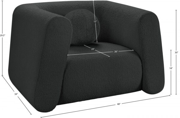 Abbington Boucle Fabric Upholstered Chair