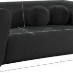 Abbington 70" Boucle Fabric Upholstered Loveseat