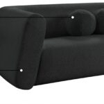Abbington 70" Boucle Fabric Upholstered Loveseat