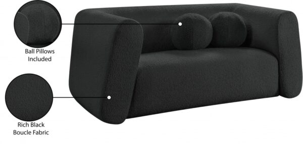 Abbington 70" Boucle Fabric Upholstered Loveseat