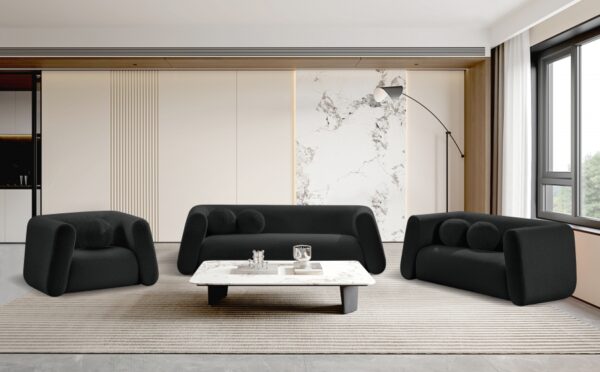 Abbington 91" Boucle Fabric Upholstered Sofa