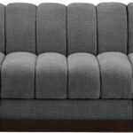Quinn 101" Chenille Fabric Upholstered 3pc. Modular Sofa