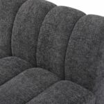 Quinn 101" Chenille Fabric Upholstered 3pc. Modular Sofa