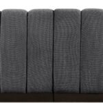Quinn 133" Chenille Fabric Upholstered 4pc. Modular Sofa