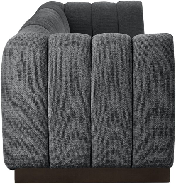 Quinn 133" Chenille Fabric Upholstered 4pc. Modular Sofa