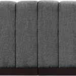 Quinn 64" Chenille Fabric Upholstered 2pc. Armless Modular Loveseat