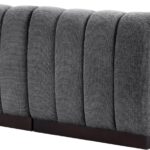 Quinn 64" Chenille Fabric Upholstered 2pc. Armless Modular Loveseat