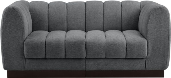 Quinn 69" Chenille Fabric Upholstered 2pc. Modular Loveseat