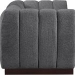 Quinn 69" Chenille Fabric Upholstered 2pc. Modular Loveseat