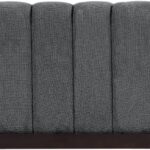 Quinn 96" Chenille Fabric Upholstered 3pc. Armless Modular Sofa