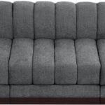 Quinn 96" Chenille Fabric Upholstered 3pc. Armless Modular Sofa