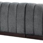 Quinn 96" Chenille Fabric Upholstered 3pc. Armless Modular Sofa