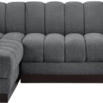 Quinn 101" Chenille Fabric Upholstered 4pc. Modular Sectional