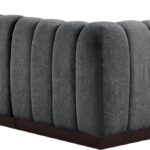 Quinn 101" Chenille Fabric Upholstered 4pc. Modular Sectional