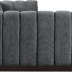 Quinn 101" Chenille Fabric Upholstered 4pc. Modular Sectional