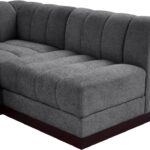 Quinn 101" Chenille Fabric Upholstered 4pc. Modular Sectional