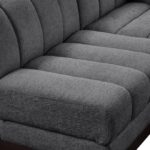 Quinn 133" Chenille Fabric Upholstered 5pc. Modular Sectional