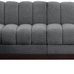 Quinn 133" Chenille Fabric Upholstered 5pc. Modular Sectional
