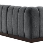 Quinn 133" Chenille Fabric Upholstered 5pc. Modular Sectional