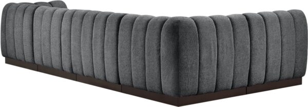 Quinn 133" Chenille Fabric Upholstered 5pc. Modular Sectional