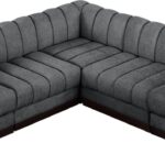 Quinn 101" Chenille Fabric Upholstered 5pc. Modular Sectional