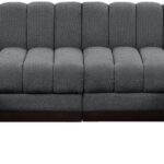 Quinn 133" Chenille Fabric Upholstered 6pc. Modular Sectional