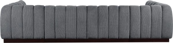 Quinn 133" Chenille Fabric Upholstered 6pc. Modular Sectional