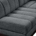 Quinn 165" Chenille Fabric Upholstered 7pc. Modular Sectional