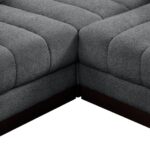 Quinn 165" Chenille Fabric Upholstered 7pc. Modular Sectional