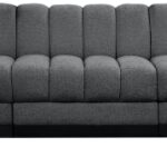 Quinn 165" Chenille Fabric Upholstered 7pc. Modular Sectional