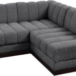 Quinn 197" Chenille Fabric Upholstered 7pc. Modular Sectional