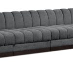Quinn 197" Chenille Fabric Upholstered 7pc. Modular Sectional