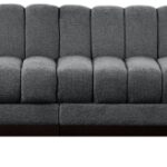 Quinn 197" Chenille Fabric Upholstered 7pc. Modular Sectional
