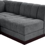 Quinn 197" Chenille Fabric Upholstered 7pc. Modular Sectional