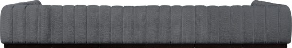 Quinn 197" Chenille Fabric Upholstered 8pc. Modular Sectional