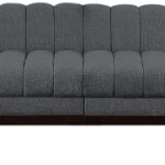 Quinn 197" Chenille Fabric Upholstered 8pc. Modular Sectional