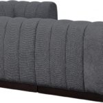 Quinn 133" Chenille Fabric Upholstered 8pc. Modular Sectional