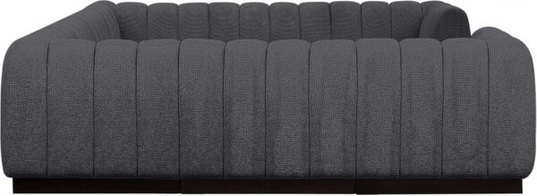 Quinn 133" Chenille Fabric Upholstered 8pc. Modular Sectional