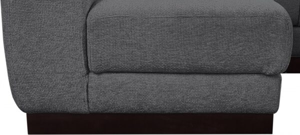 Quinn 229" Chenille Fabric Upholstered 9pc. Modular Sectional