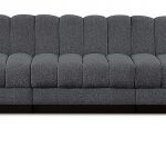 Quinn 229" Chenille Fabric Upholstered 9pc. Modular Sectional