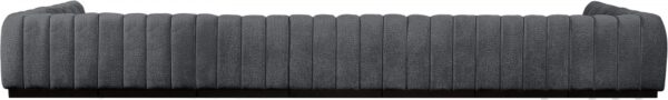 Quinn 229" Chenille Fabric Upholstered 9pc. Modular Sectional