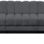 Quinn 229" Chenille Fabric Upholstered 9pc. Modular Sectional