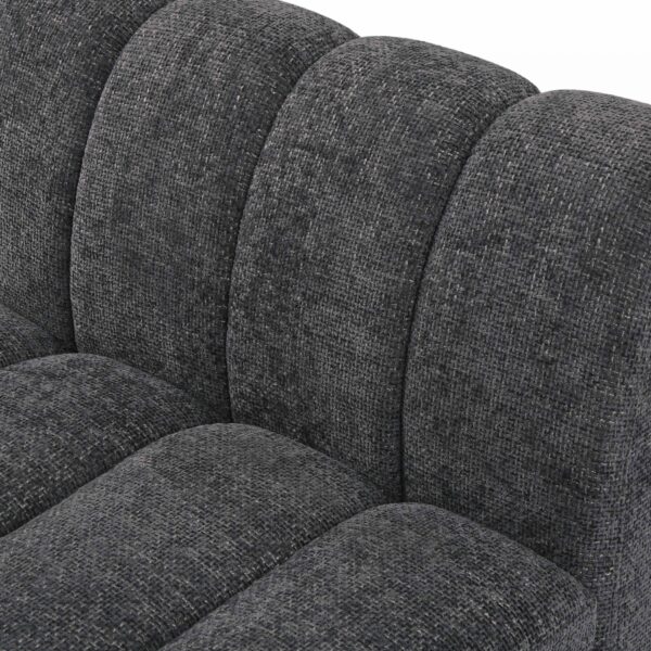Quinn 229" Chenille Fabric Upholstered 9pc. Modular Sectional